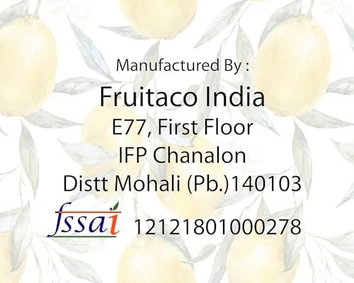 Image of Fruitaco Yellow Lemon Juice Concentrate - Pack of 2 (500ml) | Equivalent to 50 Lemons | Pocket Bottle | Easy to Use in Cooking, Beverages, Shikanji, Lemonade & More