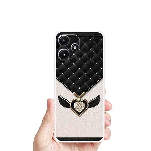 Image of Looy Mobile Cover for Xiaomi Redmi 12 5G Mobile Back Cover - Feather Tie Case for Xiaomi Redmi 12 Mobile Phone