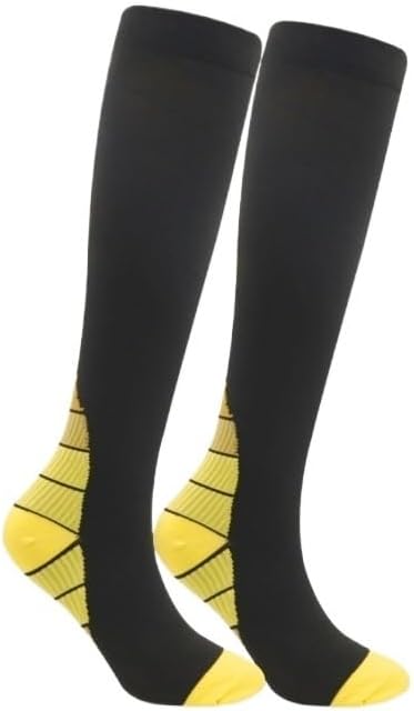Pressure Socks Men's Women's Cycling Sports Long Tube Compression for Circulation, Athletic Recovery & Travel
