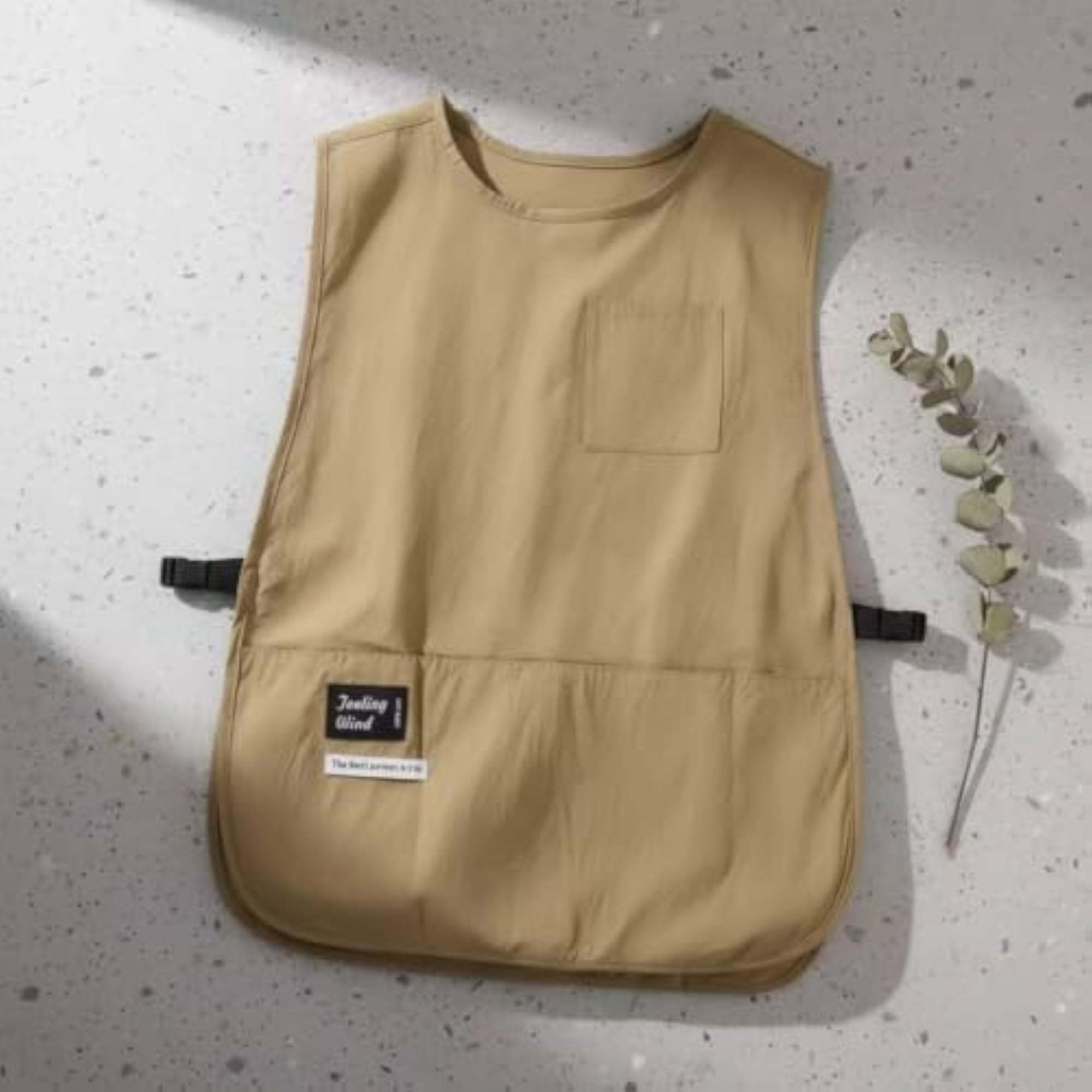 Waterproof Pullover Apron, Oil-Resistant Vest for Cooking