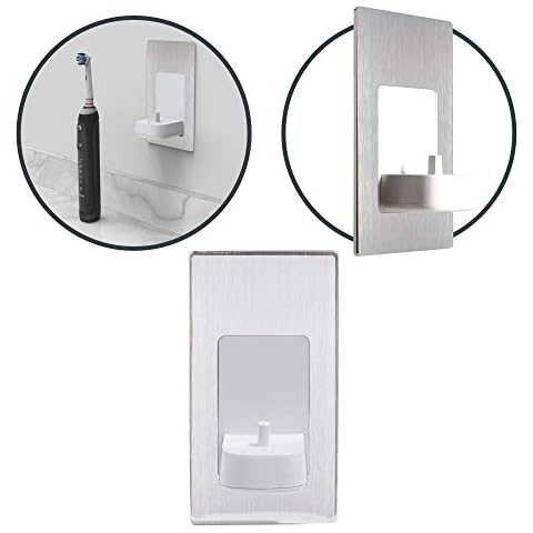 ProofVision in Wall Electric Toothbrush Charger Brushed Steel Finish Cover