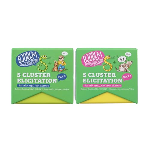 Bjorem Speech® S Cluster Elicitation for Teaching S Blends or Clusters to Children in Speech Therapy