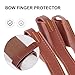 Mikikit Archery Accessories for Men Bow Hunting Gear Genuine Cowhide Finger Guard Archery Finger Protector Moderate Thickness for Comfortable Use