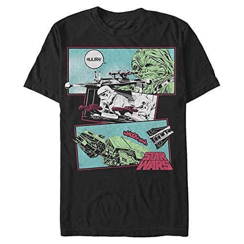 T-shirt Star Wars homme look BD rétro pour vos sorties décontractées