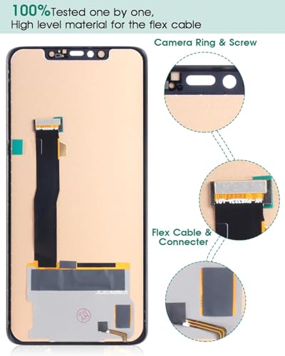 Écran LCD pour Huawei Mate 20 Pro TFT remplacement noir sans châssis LYA-L09