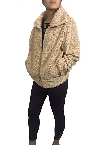 Nanette Lepore Womens Cuddle Up Jacket Camel in Medium