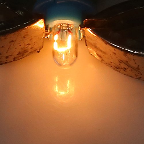 Uxcell 12 luces LED B8.4 amarillo para tablero 12V miniatura 3