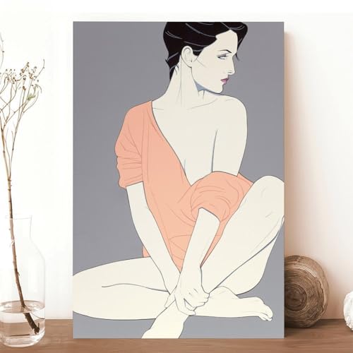Impression sur toile Her Casual Pose 1983 Patrick Nagel 30x45 cm - 3