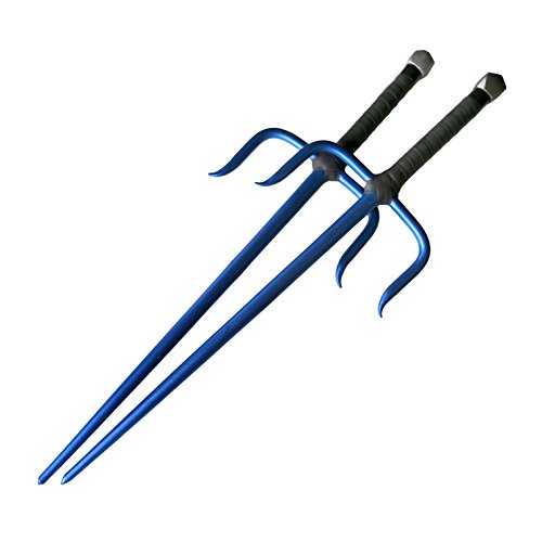 Sais DEPICE Tenedores Sai de Aluminio, Azul metálico, 49,5