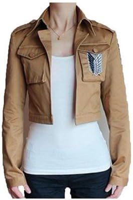 Amazon コスプレの達人 進撃の巨人 調査兵団ジャケット 靑白标 M コスプレ 仮装 通販