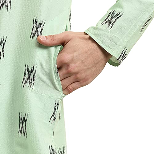 Image of SOJANYA (Since 1958 Men's Cotton Printed ONLY Kurta
