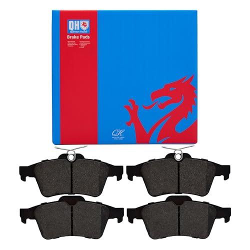 Quinton Hazell Brake Pad Set - 4 OEM Quality Direct Fit Replacement Brake Pads for Single Axle - Rear - BP1498