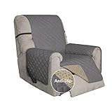 ISSUNTEX Super Anti-Slip Recliner Couch Covers for Living Room, Water Resistant Sofa Cover Quilted S