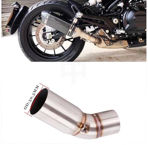 Tuyau d'échappement moto Benelli Leoncino 500 BJ500 tube de liaison 51mm