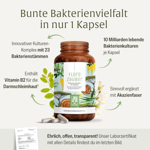 NATURTREU® Kulturen Komplex magensaftresistent & vegan - 23 Bakterienstämme