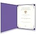 HAUTOCO 30 Packs Certificate Holders, Purple Diploma Holders, Document Award Covers Certificate Folders with Gold Foil Border for 8.5x11 Letter Size