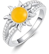Amazon.com: KZX Hourglass Necklace 925 Sterling Silver Sun and Moon ...
