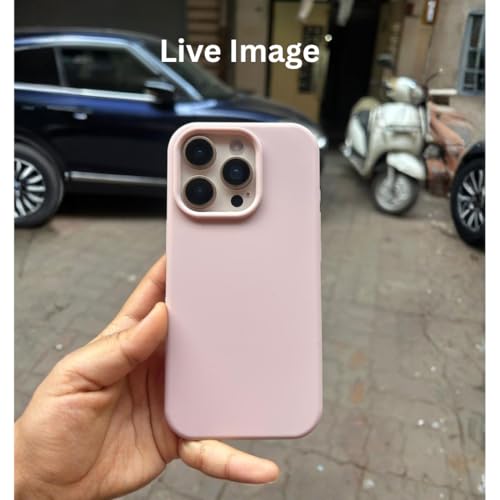 Image of Liquid Silicone Case Compatible for iPhone 13 Pro | Slim Back Cover | Soft Touch Bumper | Shockproof Drop Protection | Microfiber Cloth Inside | Sleek Solid Design