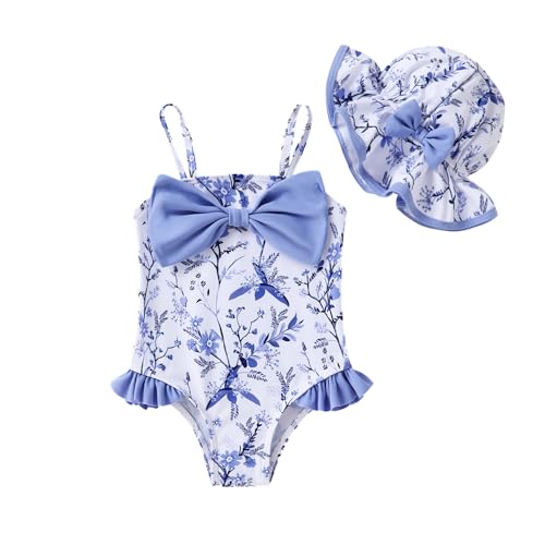 Happy Town Baby Toddler Girl Swimsuit Infant One Piece Bathing Suits Summer Beach Swim Suit for Girls