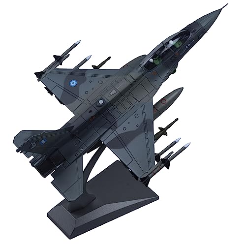 Udnorbay F-16D Fighter Attack Plane Metal Fighter Military Model 1/72 Diecast Plane Models #TOP1