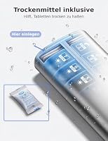Vaydeer Tablettenbox 7 Tage 2x täglich,Silber – Ansicht 3
