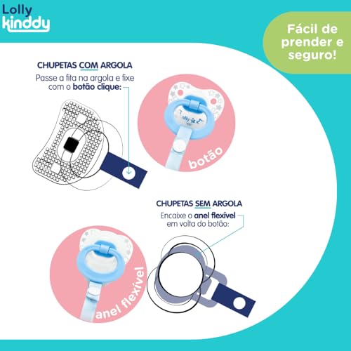 Lolly Prendedor Chupeta Special Azul