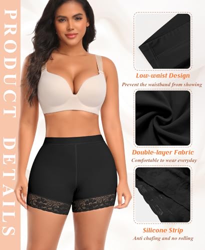 Image of DERCA Butt Enhancer Hip Pads Lace Padded Boyshorts