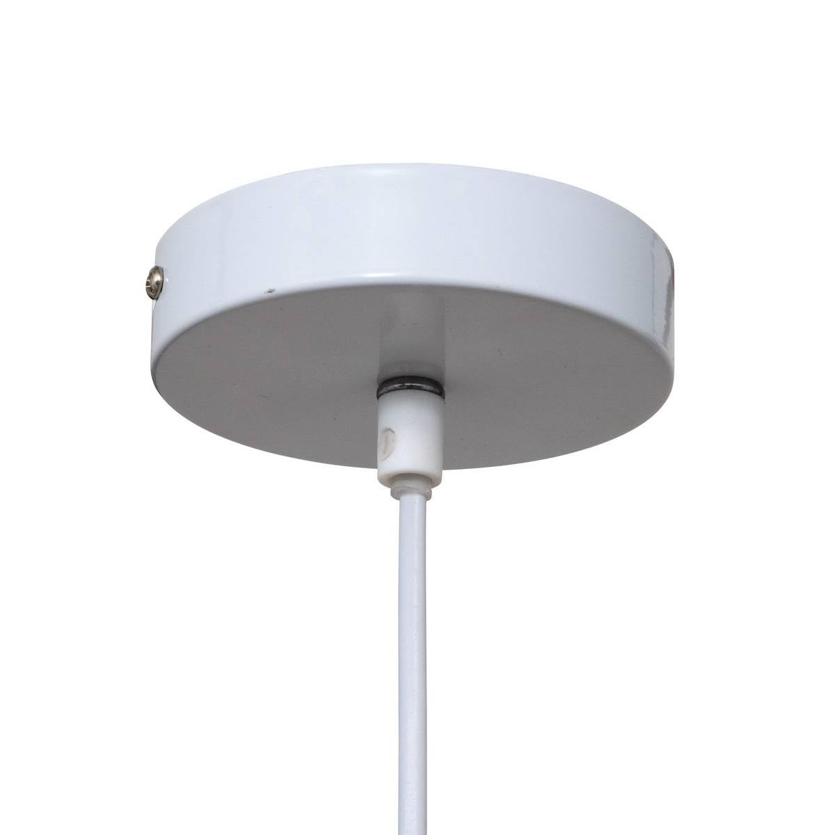 Atmosphera - Suspension Ozan Beige en Papier Tressé, Ø 54,5 cm, Hauteur Réglable - Lampe de Plafond pour Salon, Chambre, Style Bohème