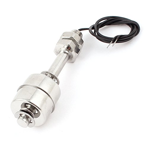 Sourcingmap Stainless Steel Float Switch for Water Pump Tank Swimming Pool Garden Pond Liquid Water Level Sensor 91mm Length