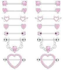 Pink Nipple Piercing Jewelry