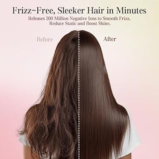 HRYYDS Go Brush Pro UK Cordless Hair Straightener Brush - Portable Rechargeable Ceramic Styling Brush with 4 Adjustable Heat Modes & LED Display, Perfect for Travel & Everyday Use (Cream White)