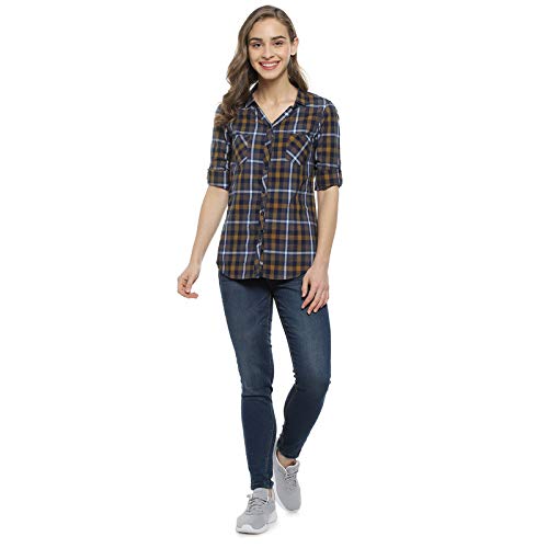 Image of PINACOLADA Women's Checkered Casual Shirt
