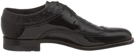 STACY ADAMS mens Dayton Ostrich oxfords shoes, Black - 375, 9 US | Image 5