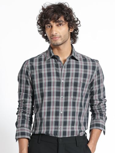 Image of Rare Rabbit Regular fit Checked Shirt