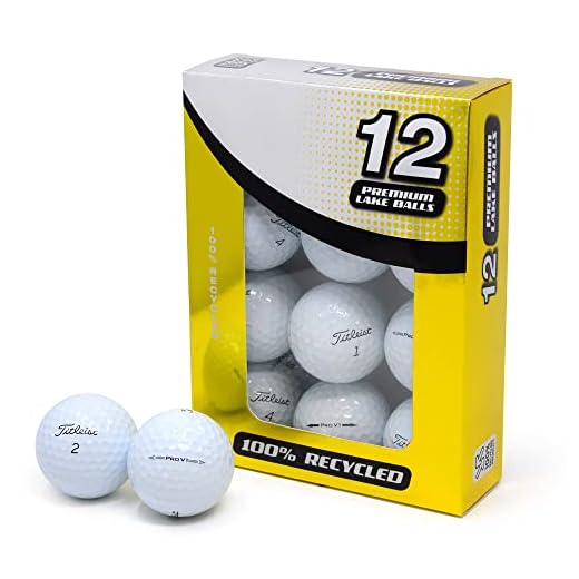 Second Chance PROV-12-GRA-Tour - Lote de 12 Bolas de Golf recuperadas de Lagos Titleist Pro V1