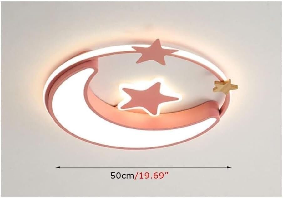 Chandelier lune étoile à éclairage dimmable et intensité réglable