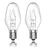 Blakapoo Himalayan Salt Lamp Bulbs 15W C7 Dimmable Rock Salt Light Bulbs E12...