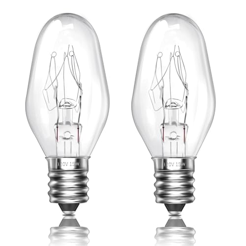 Blakapoo Himalayan Salt Lamp Bulbs 15W C7 Dimmable Rock Salt ...