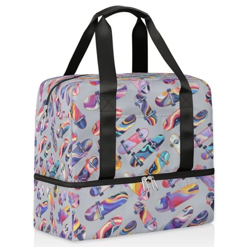 Bolsa de lona deportiva con organizador integrado y capacidad de 21 litros 2