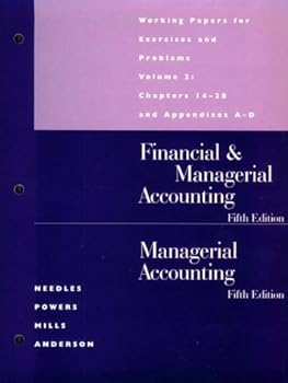 Paperback Financial & Managerial Accounting/Managerial Accounting: Working Papers for Exercises and Problems : Chapters 14-28 and Appendixes A-D Book