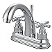 Kingston Brass KS8611EX Elinvar 4" Centerset Bathroom Faucet, 4-3/4-Inch, Polished Chrome