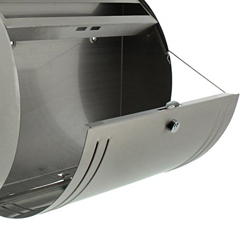 Burg-Wächter roestvrij stalen brievenbus met openingsstop, A4-inworp-formaat, EU-norm EN 13724, roestvrij staal, Modena… - Afbeelding 5