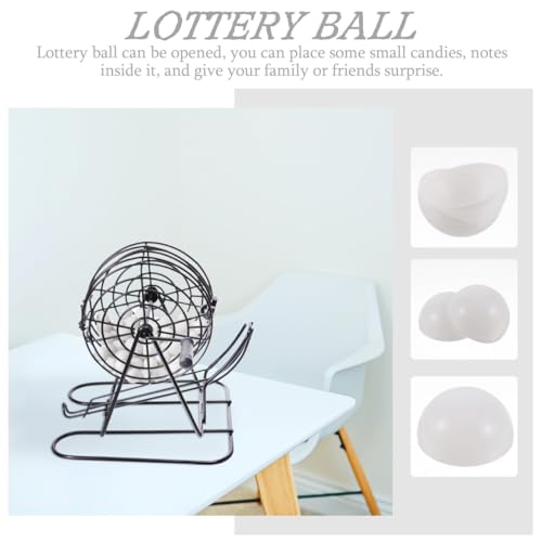 Gadpiparty 25pcs Balls Raffle Balls Bingo Balls Plastic Hollow Balls Openable Raffle Balls Vending Machine Balls with No Number for Birthday Party Supplies - Thumbnail 6