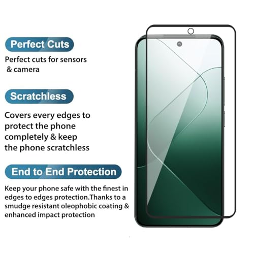 Image of DARKFIT Tempered Glass Premium Screen Protector Compatible for Realme 14X | Edge to Edge Coverage with Easy Installation Kit | Scratch Resistance | HD Clear Glass (Black Border) | Pack of 1