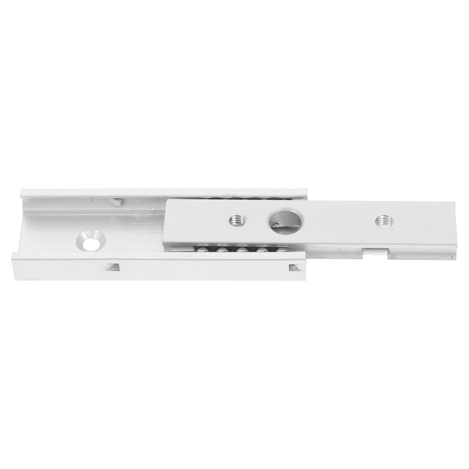 Jvnalwnkv One Color Cabinet Drawer Slide Rail，Stainless Steel Rail, Light-Duty Aluminum Alloy 60Mm, Detachable Household Glides