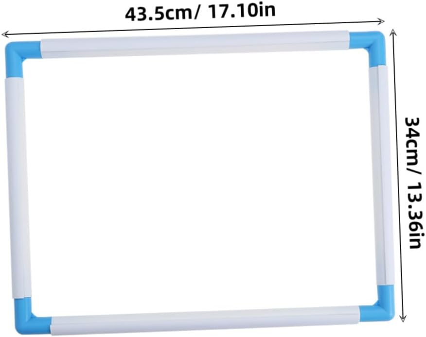 LIFKOME Square Clip Embroidery Frame for Cross Stitch and Quilting Adjustable Hoop Holder for DIY Projects Suitable for Craft Enthusiasts Random Color