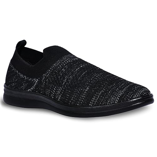 PARAGON Mens Self Design Casual Sneakers | Stylish, Comfortable and lightweight Slip-on Sneakers for Men