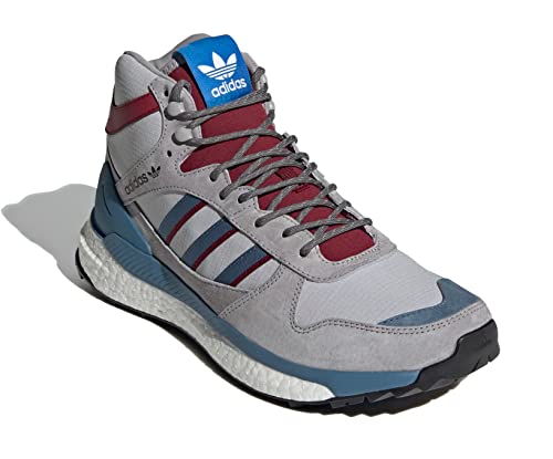 adidas Originals Marathon Free Hiker Hm Mens Shoes Size 11.5, Color: Clear Onix/Stonewash Blue/Collegiate Burgundy