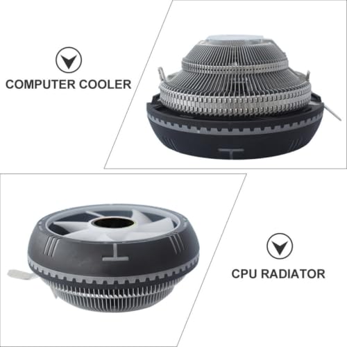 Ventilador de CPU VALICLUD de aluminio con luces RGB para refrigeración eficiente de PC de escritorio 3