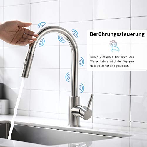 Küchenarmatur mit Sensor von Aimadi Touch Wasserhahn für die Küche